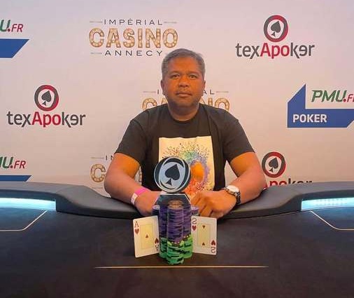 Poker : MEGAPOKER FESTIVAL D'ANNECY : Hans Sandy Andriantavy remporte le Main Event - 10.400 €